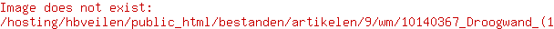 Droogwanden, 1 breed, 4 hoog