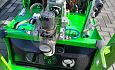 Tractor met compressor