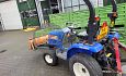  Tractor TM 3160 met sneeuwschuif en weidebloter 