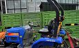  Tractor TM 3160 met sneeuwschuif en weidebloter 