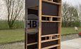 Droogwand, 1 Breed, 4 Hoog
