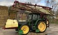 Tractor met spuit