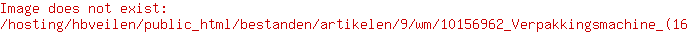Verpakkingsmachine