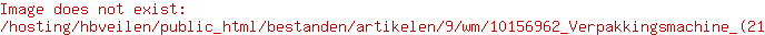 Verpakkingsmachine