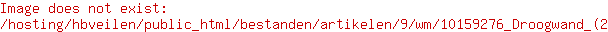 Droogwand, 2 breed, 4 hoog