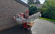 Veldspuit met luchtondersteuning