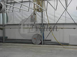 Sproeiboom installatie t.b.v. watersproeien tulpenbollen