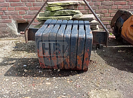 Frontbok met gewichten