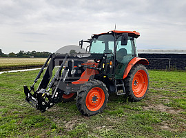 Tractor met voorlader