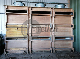 Droogwand, 3 breed, 4 hoog