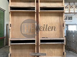 Droogwand, 2 breed, 4 hoog