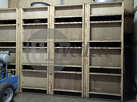 Droogwand, 4 breed, 4 hoog