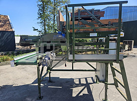 Ontklistermachine met rollenreiniger