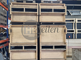 Droogwand, 1 breed, 4 hoog