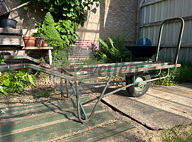 Platte kruiwagen 