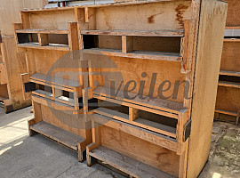 Droogwand, 2 breed, 3 hoog