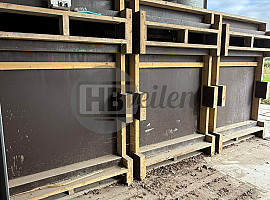 Droogwand, 3 breed, 3 hoog