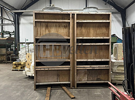 Droogwand, 2 breed, 4 hoog