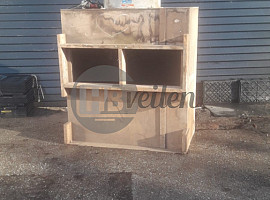 Droogwand, 1 breed, 2 hoog