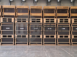 Voorzetwanden, 1 breed, 4 hoog