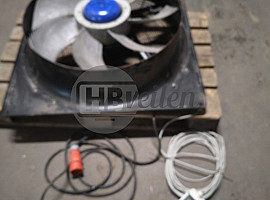 Gelijkstroom ventilator met heaterblok