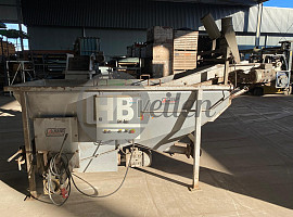 Spoelmachine kluitenscheider