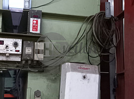 Branderhuis met brander