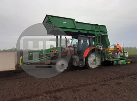 Plantdak met voorlader