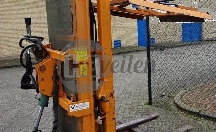Hefmast met kistenklem