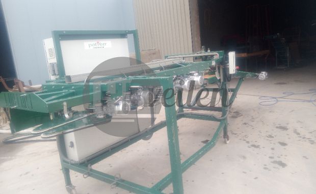 Ontbolmachine met verenkelaar