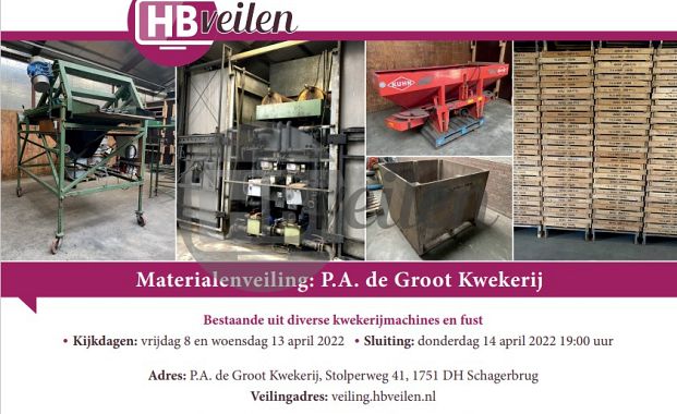 Materialenveiling P.A. De Groot