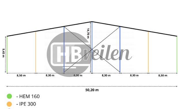 Staalconstructie / Hangar 
