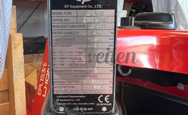 Elektrische palletwagen (Nieuw)