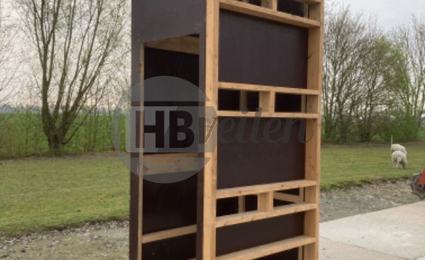 Droogwand, 1 Breed, 4 Hoog