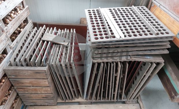 Sorteermachine met opvoerelevator