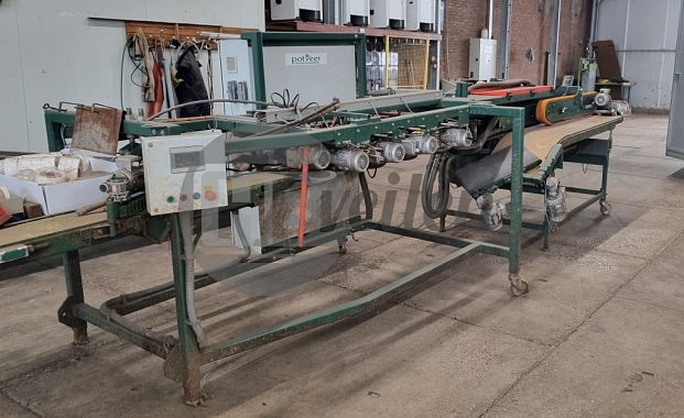Ontbolmachine met verenkelaar