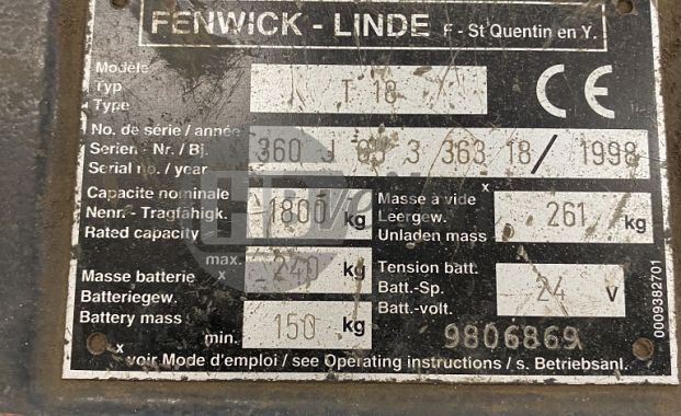 Elektrische palletwagen