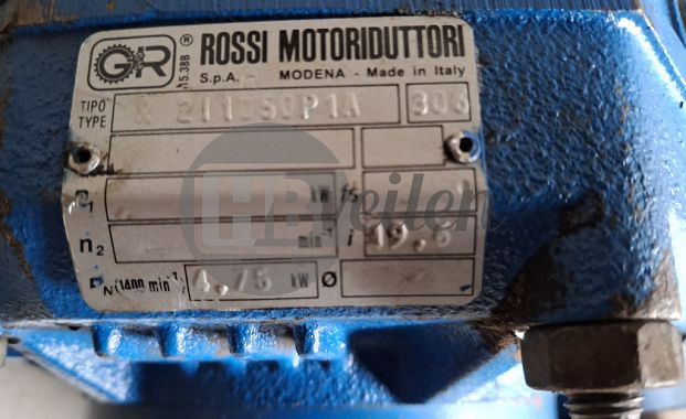 Motor met vertragingskast