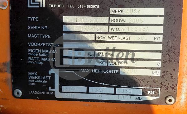 Ruwterrein Heftruck