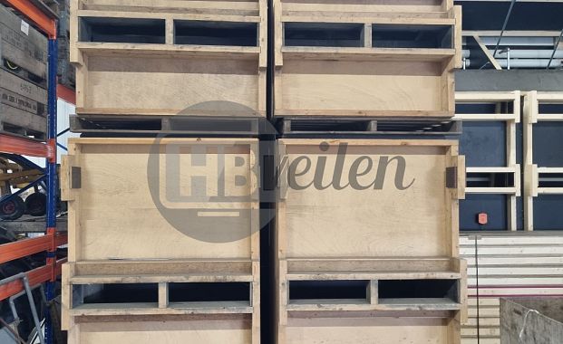 Droogwand, 1 breed, 4 hoog