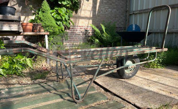 Platte kruiwagen 