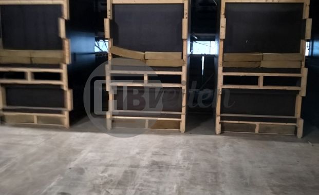 Droogwand, 1 breed, 4 hoog