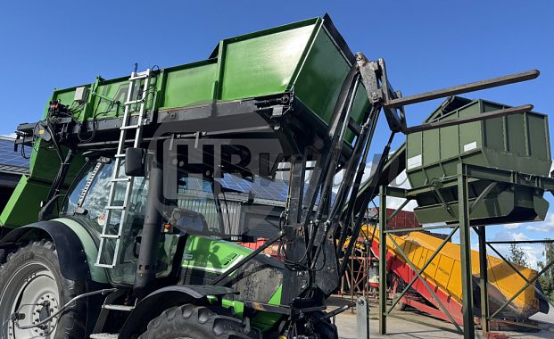 Plantdak met voorlader