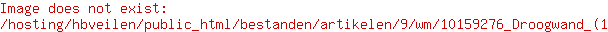 Droogwand, 2 breed, 4 hoog