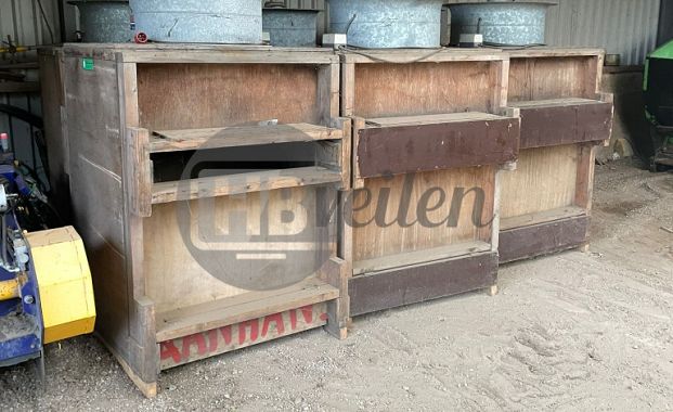 Droogwand, 1 breed, 2 hoog