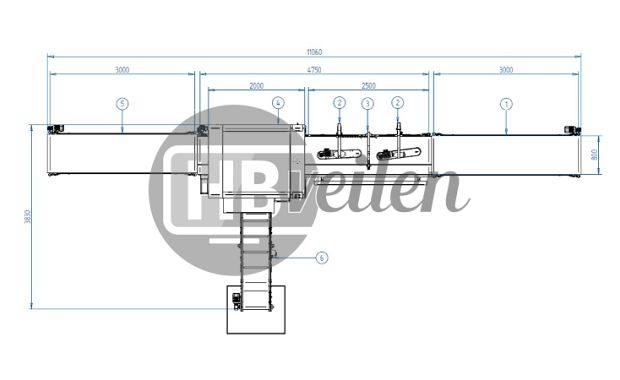 Boslijn voor Pioenen (Pre work line)