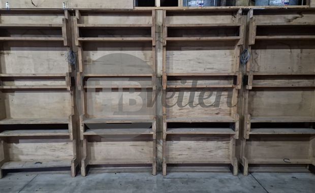 Droogwanden, 2 breed, 4 hoog