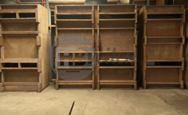 Droogwand, 2 breed, 4 hoog