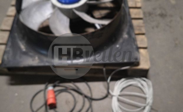 Gelijkstroom ventilator met heaterblok