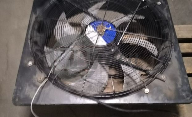 Gelijkstroom ventilator met heaterblok
